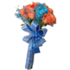 Blue and Orange Bouquet - Image 2