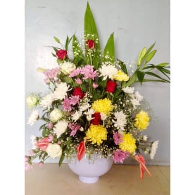 Large mixed blooms