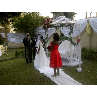 burgundy gazebo