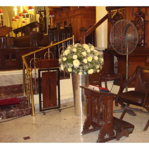 church floral arrangement