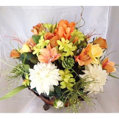 artificial flower arrangement